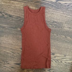 Rust Orange Tank Top